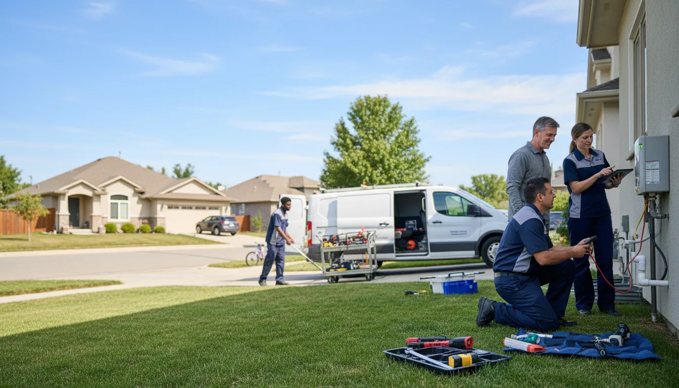 Tankless water heater service in Utopia, TX